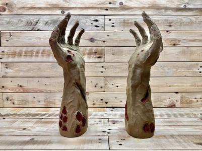 Zombie Arm Set (both left and right) garden stake decoration