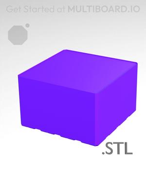 4x4x2·5 - Multibin Insert - STL Remixing File