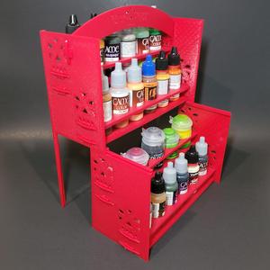 Chaos themed Tiered Paint Caddy