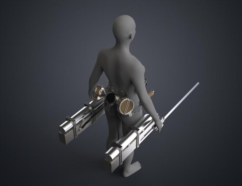 ODM Gear and Swords – Attack on Titan