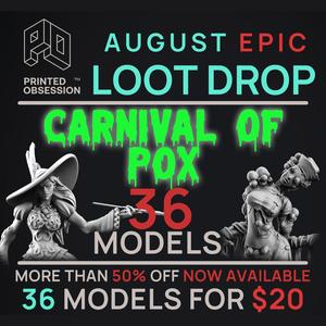 August's  CARNIVAL of POX  Drop - 36 models at +50% OFF!!