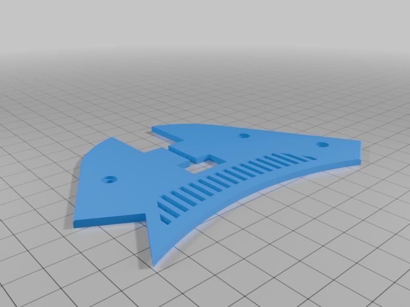Delta Printer Belt Corner Template