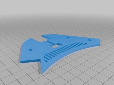 Delta Printer Belt Corner Template