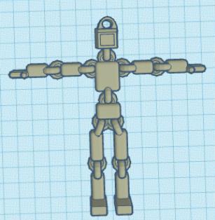 Cameraman keychain
