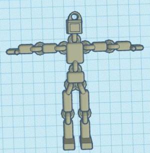 Cameraman keychain