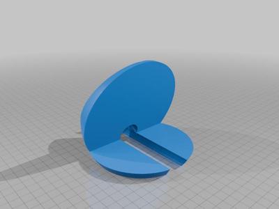 Phone Holder Round, with cable passthrough