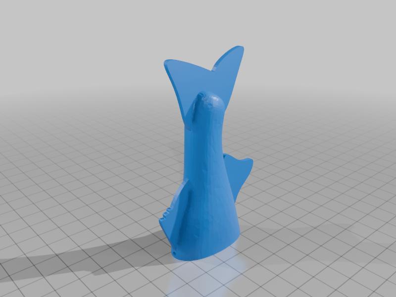Striped bass themed glide bait made with fusion 360 & tinker cad