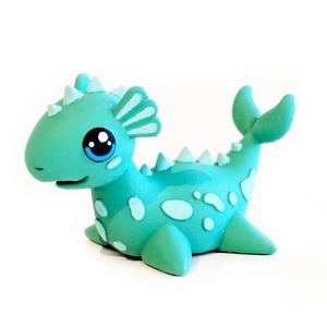 Cute Cryptid Little Loch Ness Monster 3D Printable Collectible Figure 