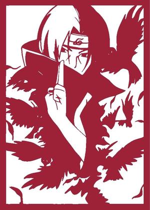 Itachi stencil 2