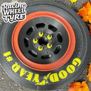RACING CAR CLASSIC WHEEL AND TIRE COMBO - PREPAINTED