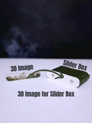 Mountain, Tress and Birds - 3D Image for slider box