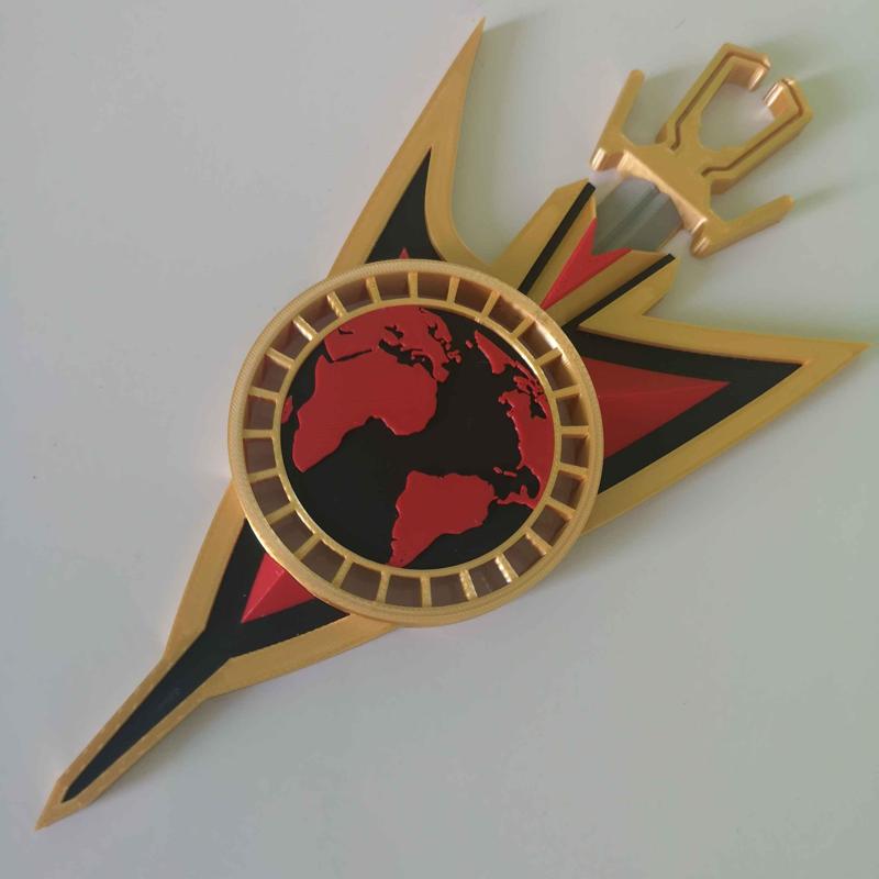 Star Trek Terran Emblem from Discovery (Multipart Assembly)