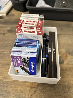 Gridfinity Pilot fountain pen cartridge holder