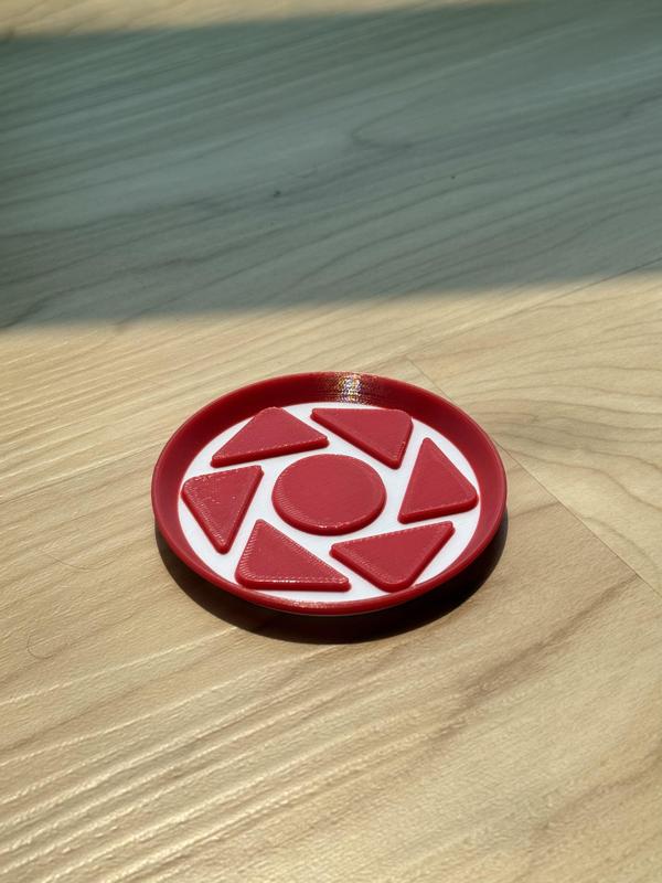 Sunwheel Coaster – Ancient Inspired Symmetry