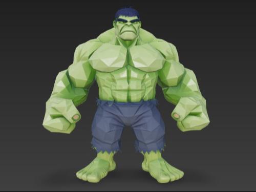 Hulk Low Poly