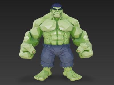 Hulk Low Poly