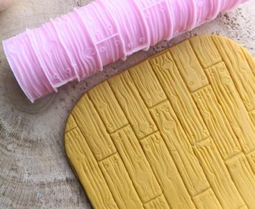 Wood Planks Texture Roller for Polymer Clay | Seamless & Realistic Impressions