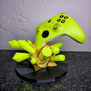 Xbox Controller Stand - Crystal Ore With Individual Crystals.