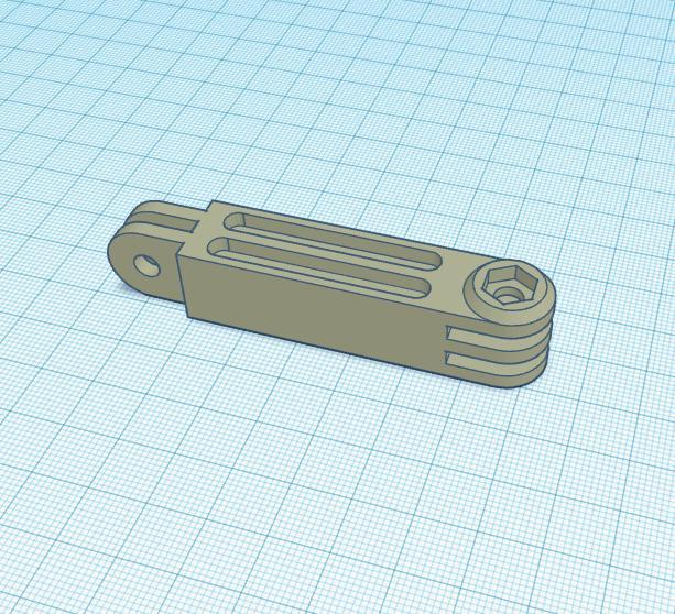 GoPro 90 Deg. Extended Mount 80mm