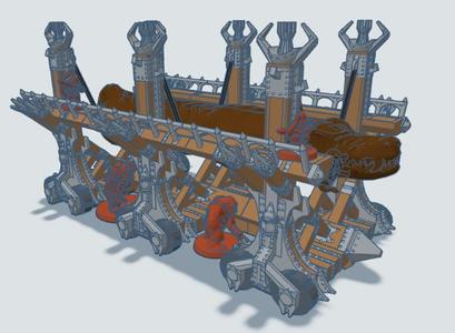 Grond Battering Ram 10mm Scale WIP