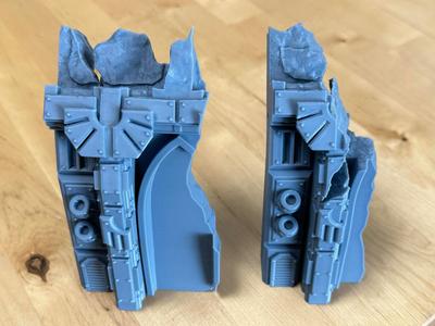 Gothic Starship Wreck Endcaps