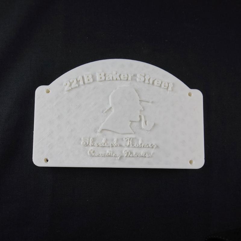 London - Sherlock Holmes home plate
