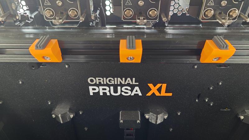 Prusa XL Silicone Nozzle cleaning Brush holder