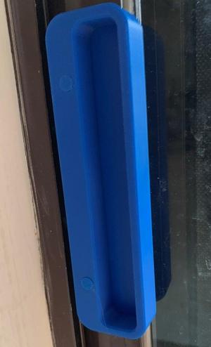 Sliding door handle for 70s era door
