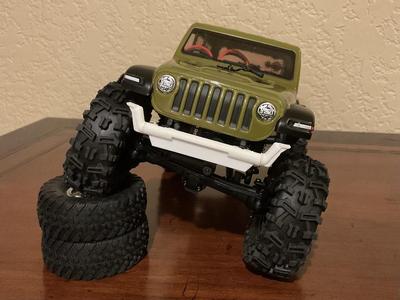 SCX24 Minimal Jeep Wrangler Front Bumper