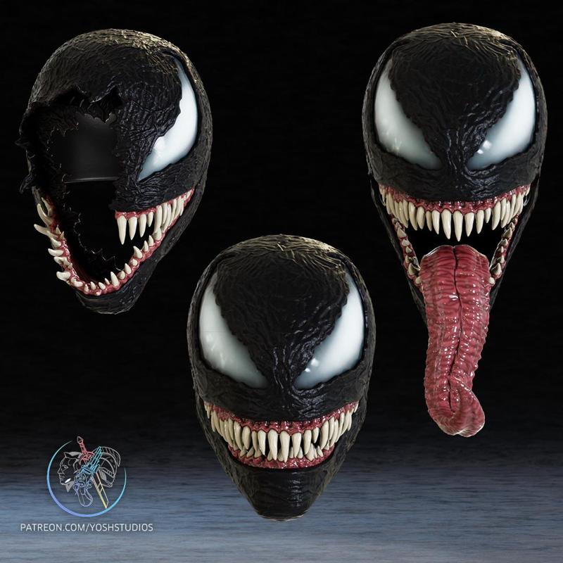 Venom Movie Mask Bundle 3D Printer File STL