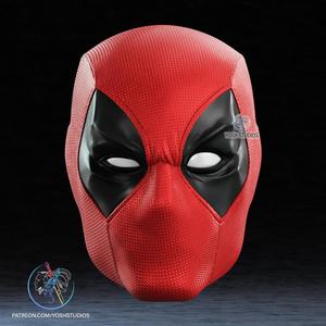 Comic Deadpool Mask 3d Printer File STL 