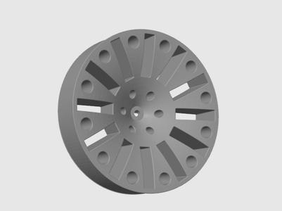 DIY Mower, Robotic Lawn Mower Rims ASA and TPU Tires