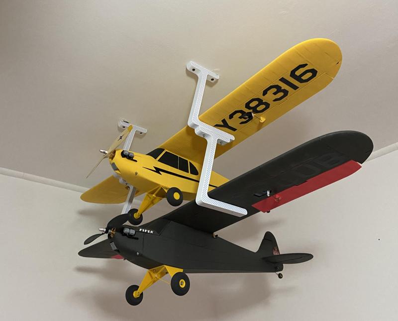 Aircraft/airplanes ceiling support 3dlabprint (Piper Cub J3) honeycomb infill
