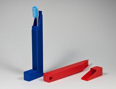 Travel case for toothbrush