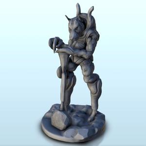 Alien warrior with dog head 9 - Sci-Fi Science-Fiction 40k 30k