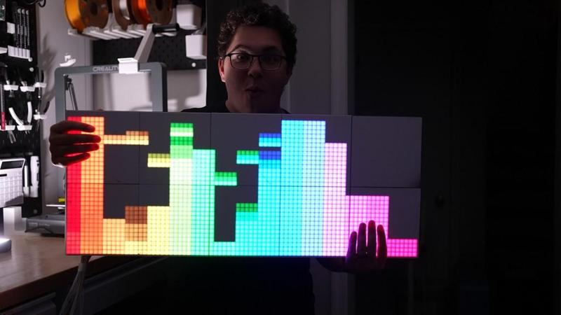 Modular LED Matrix Housing and Grid System