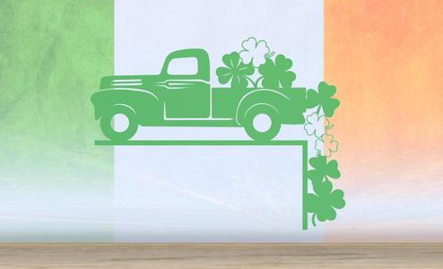 Saint Patrick's Day - Lucky Truck - Door Corner