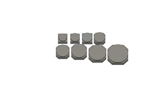 Leather Stamps Collection Blanks 40mm - 100mm