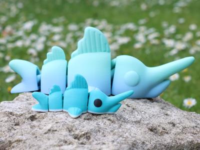 Articulated Swordfish Toy – Flexi Ocean Friend