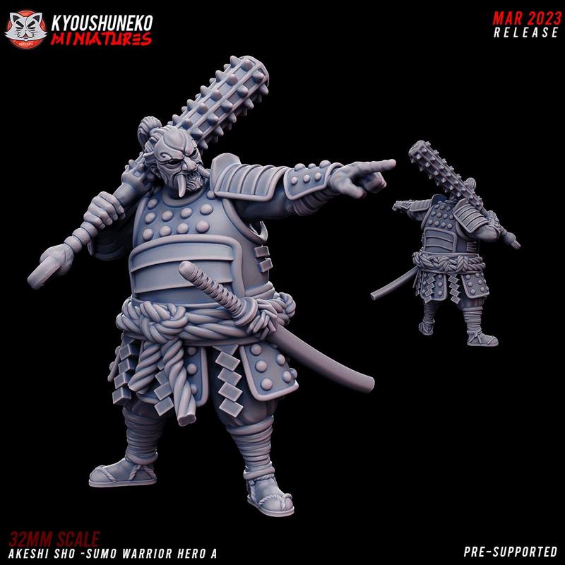 Akeshi Sho Sumo Warrior Hero A
