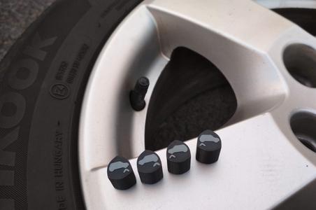 Tire marker valve caps