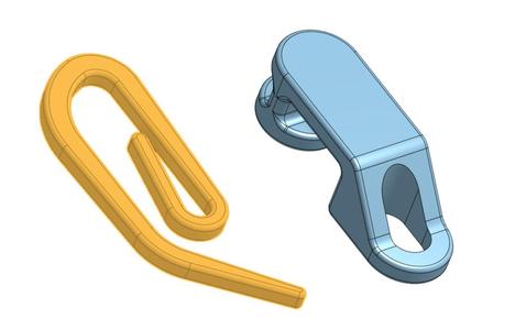 Curtain Glider / Slider and Hook