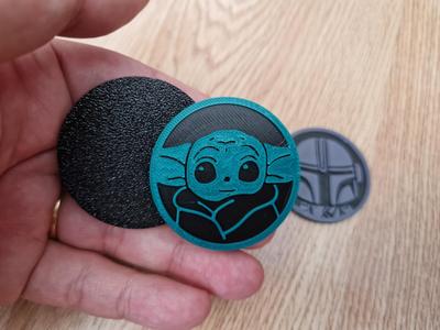 Grogu [Star Wars collectible coin]