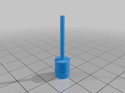 Nintendo Arcade Button E-clip repair shaft.