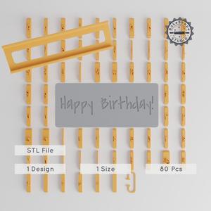 Covered By Your Grace Font Tile Set, 1/2" Size, 80 Pieces for Clay, Cookies & Fondant PRODUCT_2822