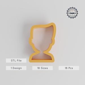 Human Shape Cutter Set, 18-Piece, 0.75"-5.00" Sizes, Perfect for Cookies, Fondant & Clay Projects PRODUCT_172