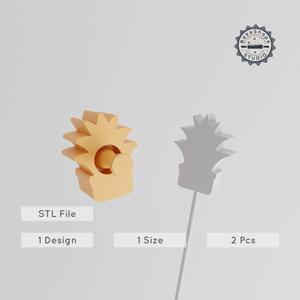 Agave Plant Cake Pop Mold Set, Garden Succulent, Botanical Leaf, Desert Plant Design for 3D Printing PRODUCT_1251