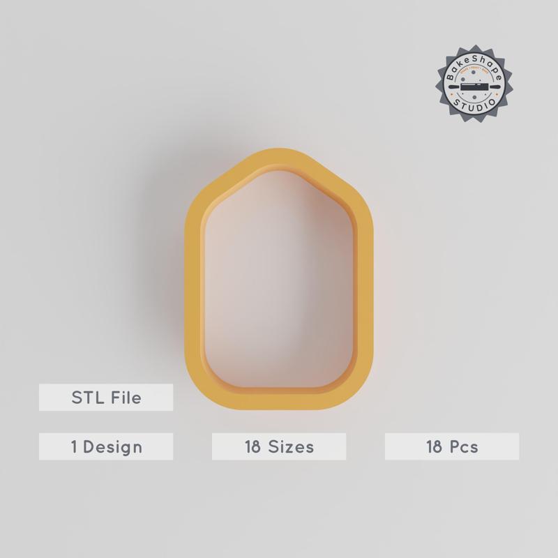 Tag Shape Cutter Collection, 18 Pieces, 0.75"-5.00", Perfect for Cookies, Fondant & Clay PRODUCT_147