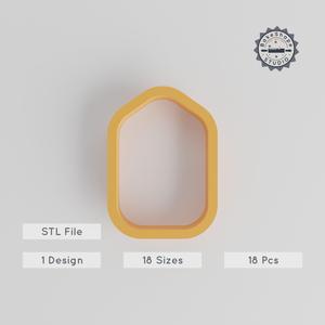 Tag Shape Cutter Collection, 18 Pieces, 0.75"-5.00", Perfect for Cookies, Fondant & Clay PRODUCT_147