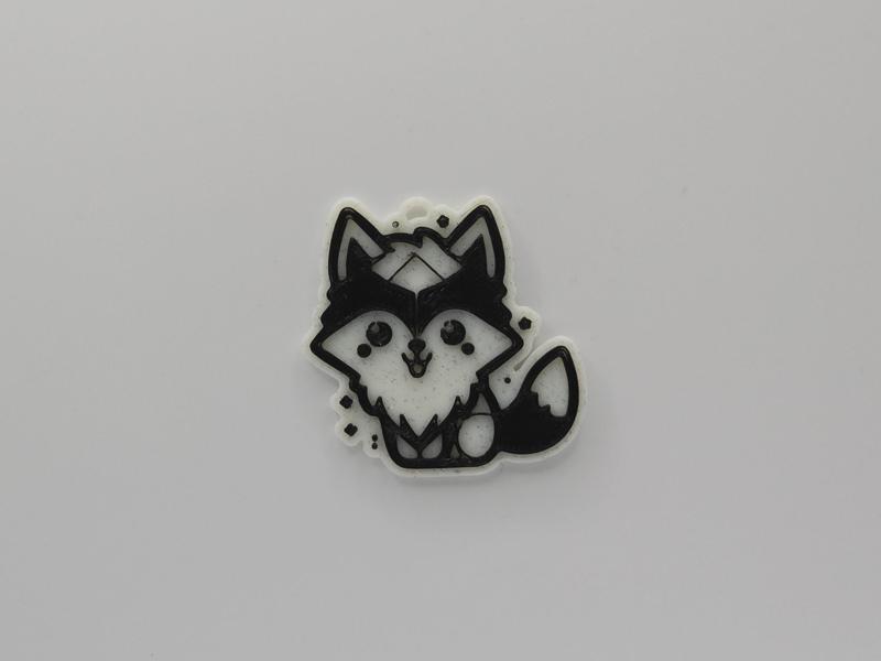 Cute Wolf Keychain